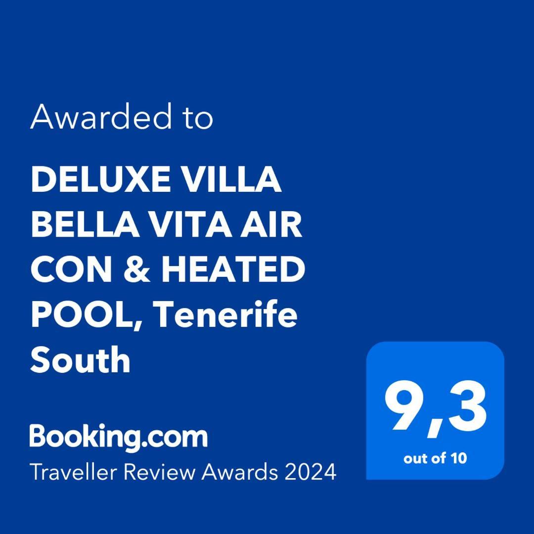 Deluxe Villa Bella Vita Air Con & Heated Pool, Tenerife South Chayofa Eksteriør bilde